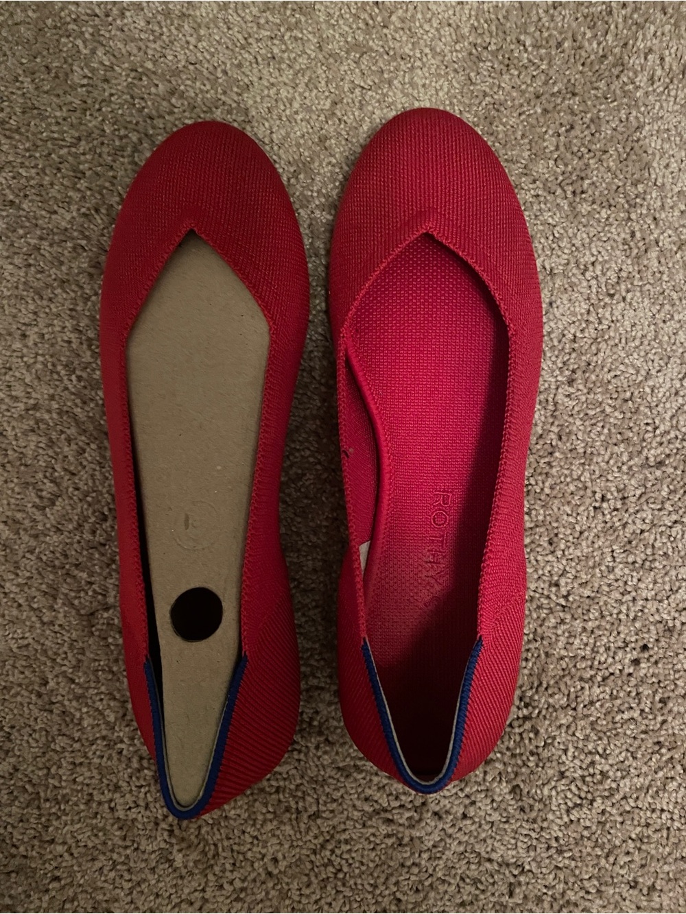 Rothy's Bright Red Flats - Picture 4 of 4